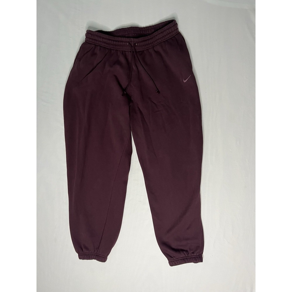Nike Sportswear Phoenix Fleece Joggers Womens XL Red High Waist Oversized FZ5996